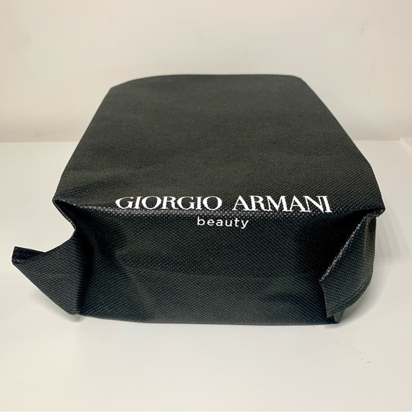 Giorgio Armani Beauty Pouch Blush Pink Bag Cosmetic Toiletry Case With Dust Bag - Picture 11 of 11